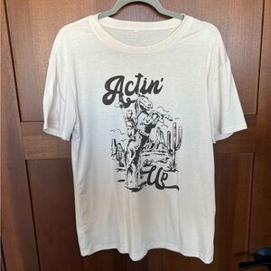Actin’ Up Graphic T-Shirt - Large